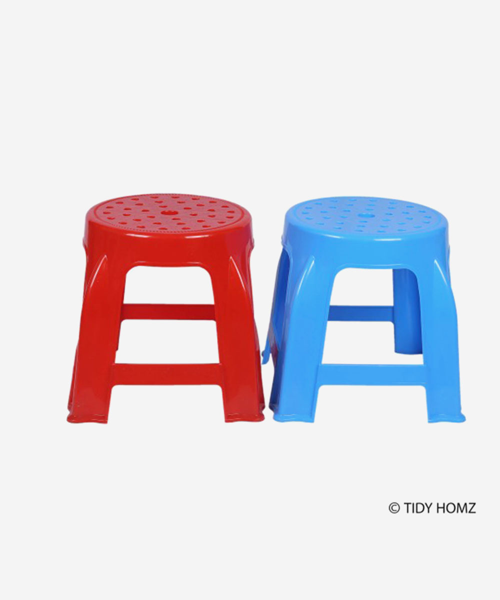 Baby Stool - Set of 2(Red and Blue)