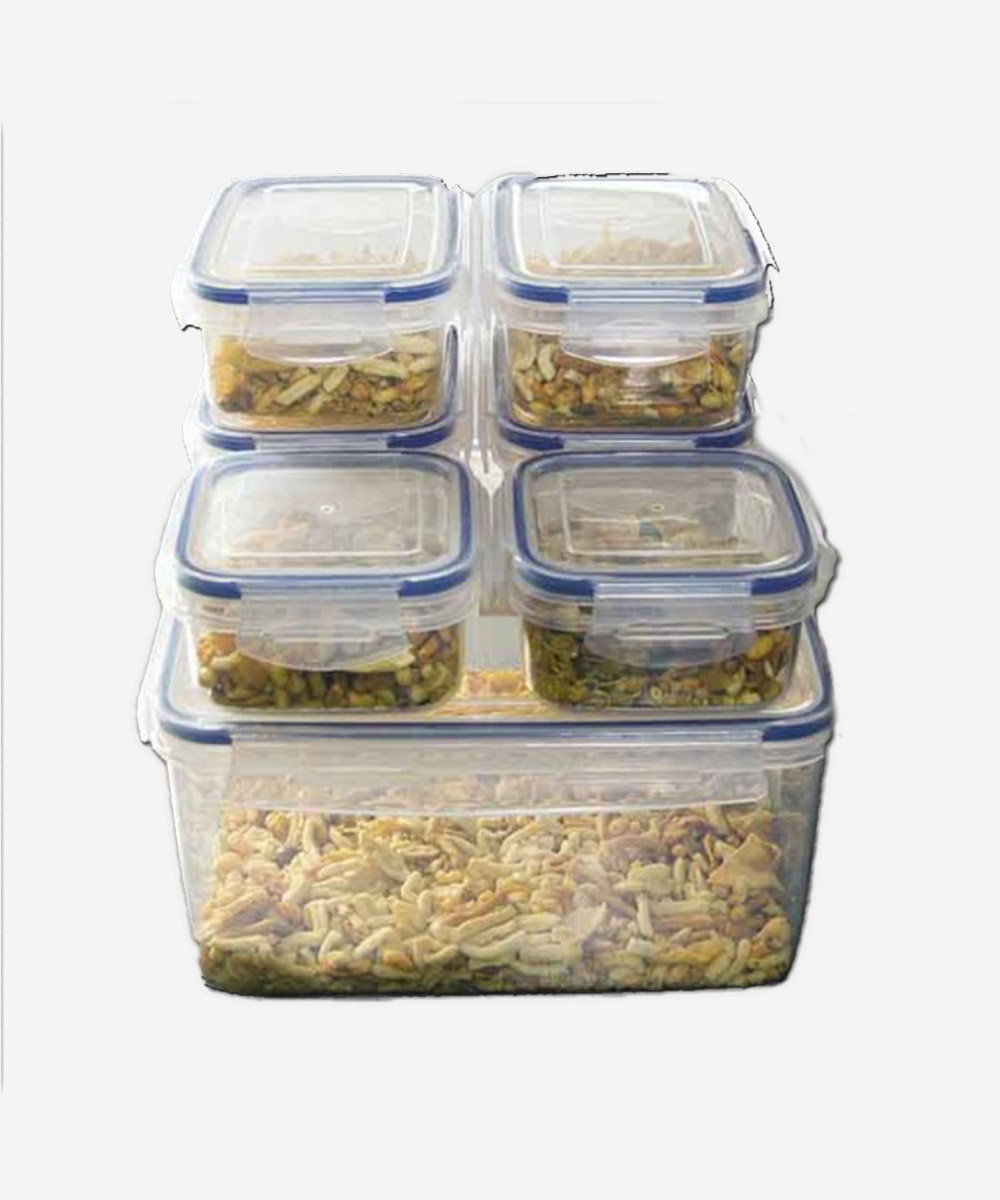 7pc Food Storage Box Blue TidyHomz