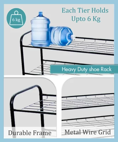 Purus Shoe Rack - Black-5 Purus Shoe Rack - Black