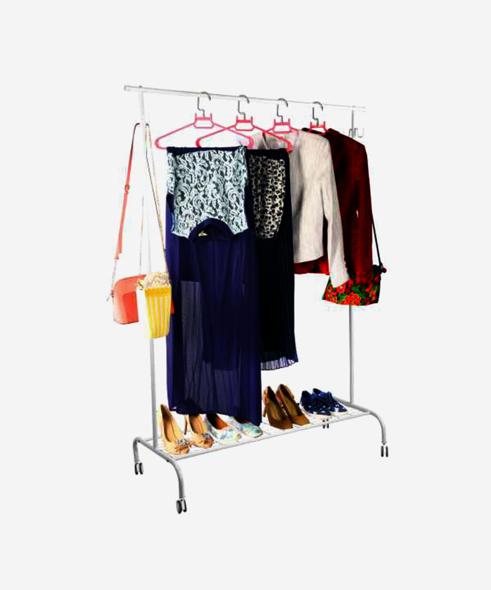 Amur Clothes Rail - White