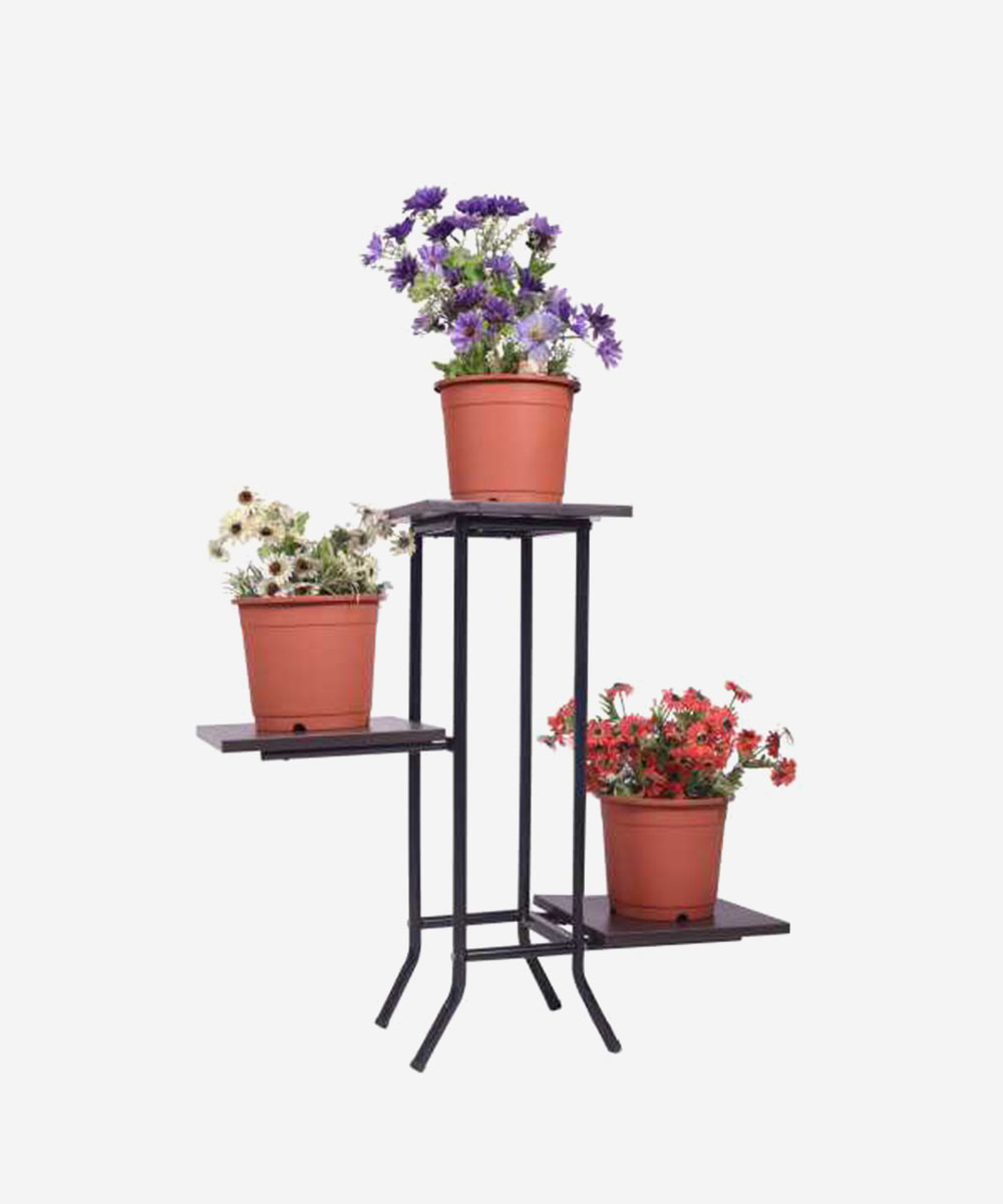 Bogan Indoor Planter Stand - Dark Brown