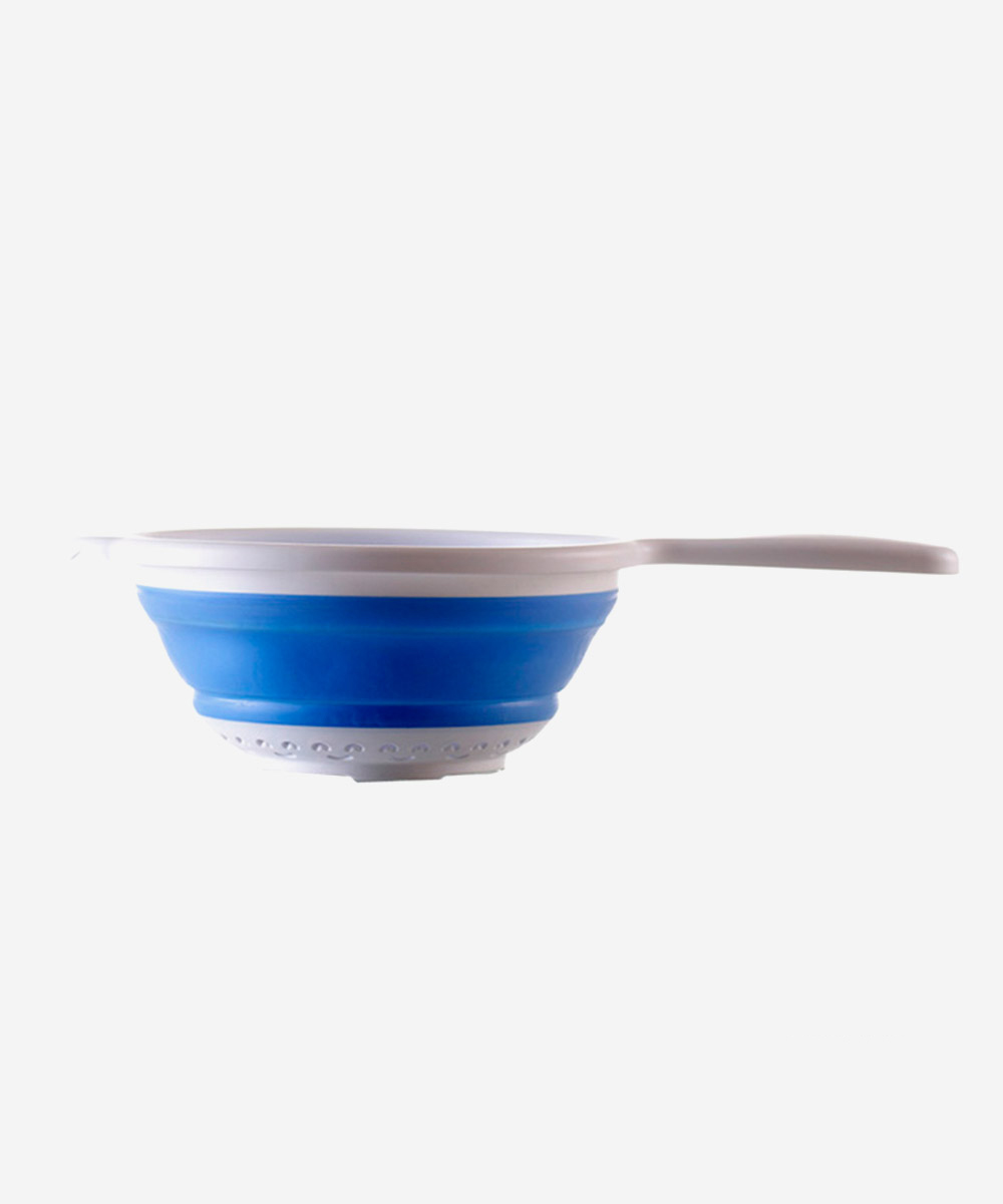 Collapsible Colander with Handle- Blue
