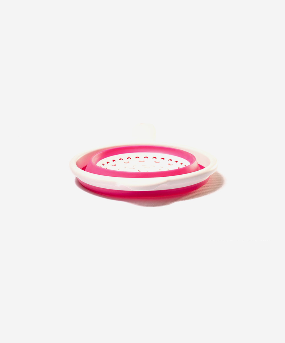 Collapsible Colander with Handle- Hot Pink