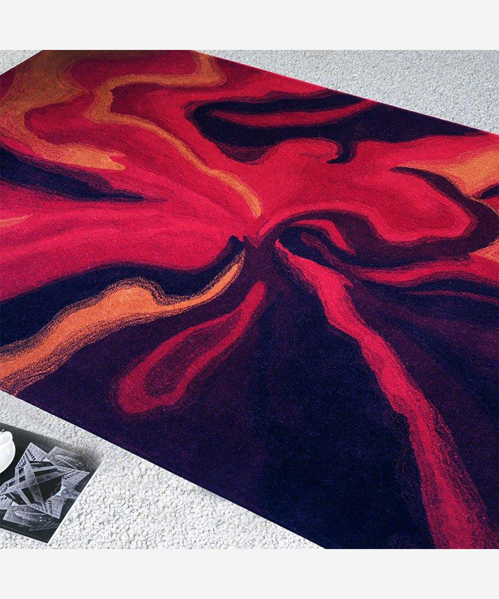 Harbour Carpet 140×200 Red TidyHomz