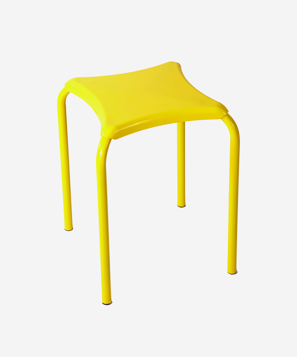 Indus Stackable Stool Yellow - Set of 2