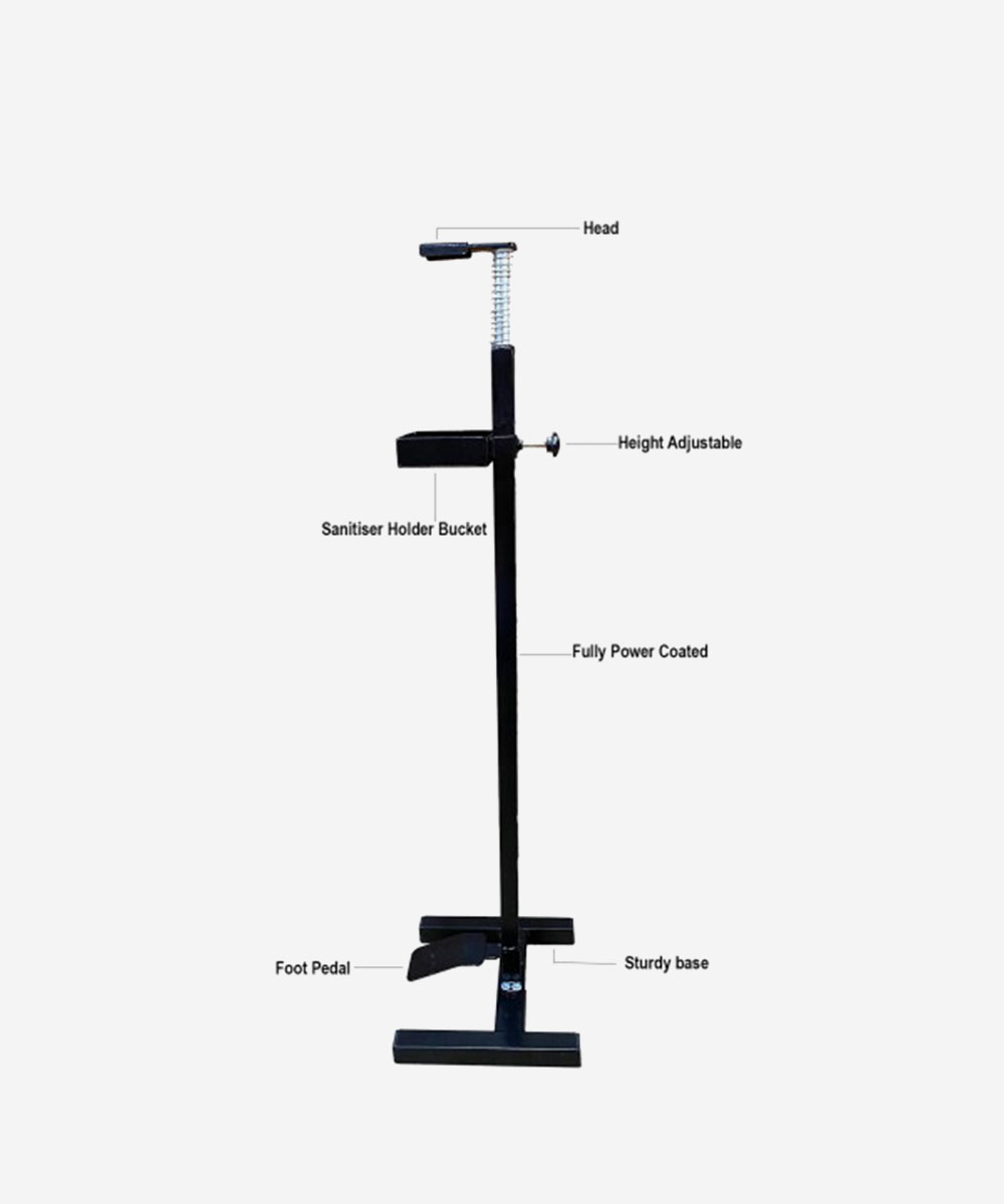 Jeja Sanitizer Stand (Black) - Without Sanitiser