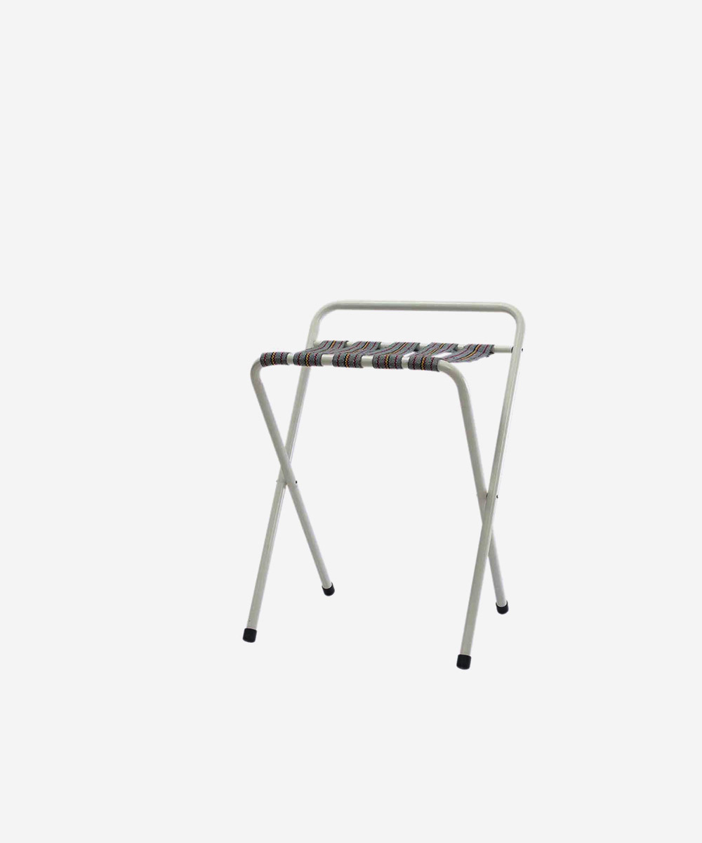 Foldable luggage rack for suitcases