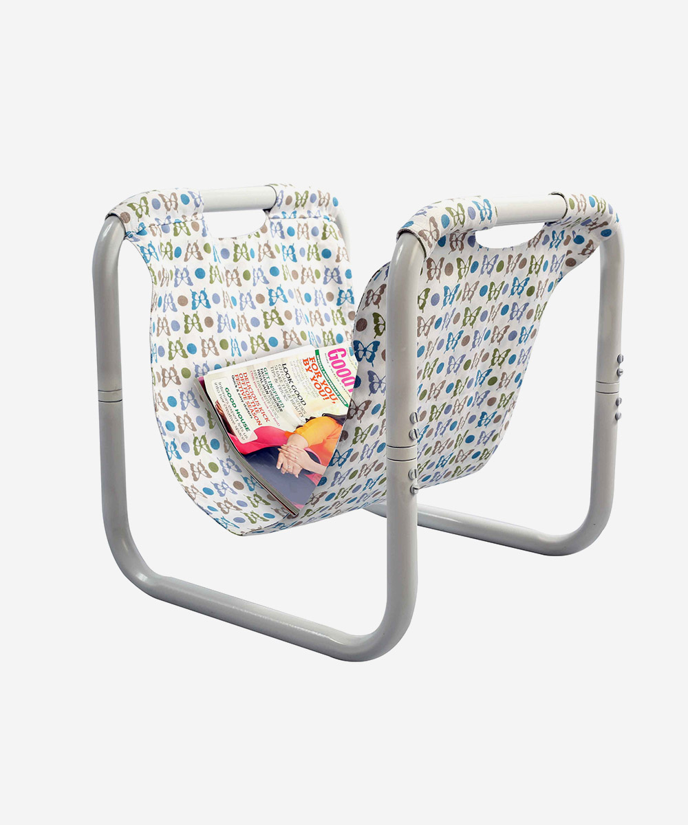 Saone Magazine Stand (White)