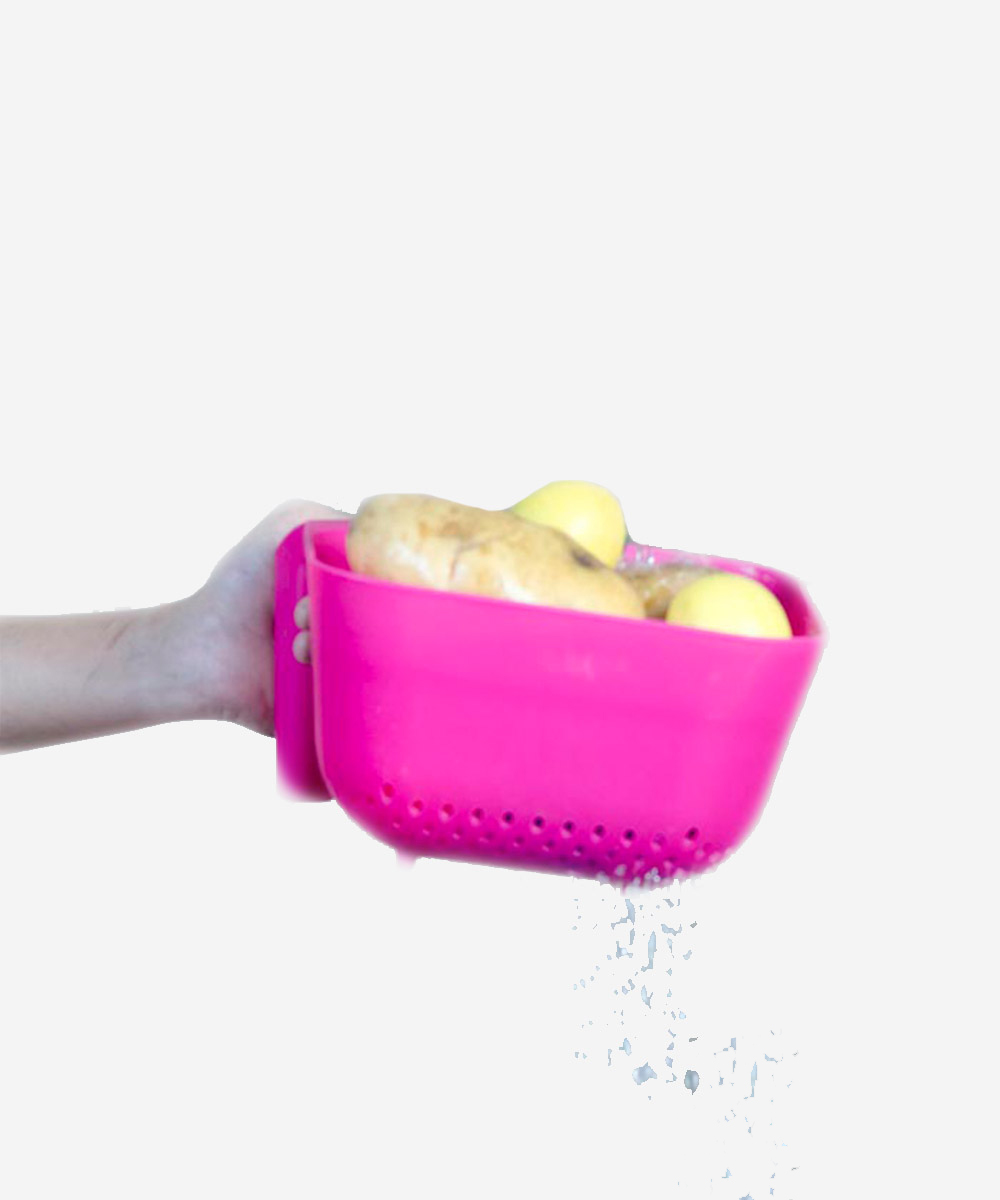 square-colander-hot-pink-3.jpg Square Colander- Hot Pink