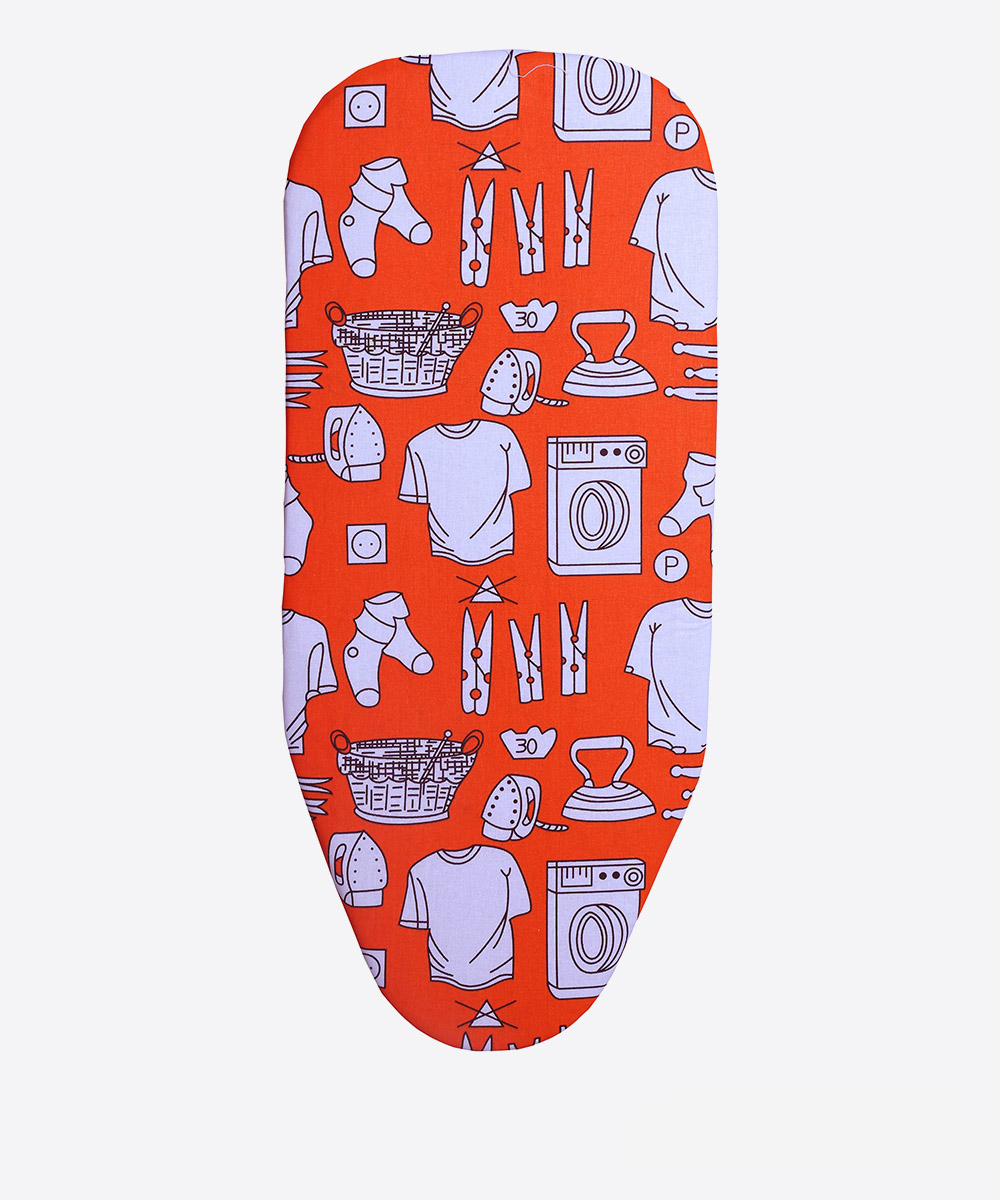 Table Top Ironing Board Cover With Felt -Wash Day Design(Small)