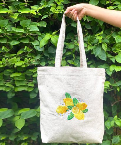 The Lemon Tote - Beige 1