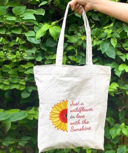 The Sunflower Tote - Beige 1