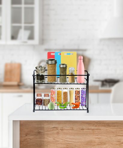 Kagera Kitchen Shelf - Black(4)