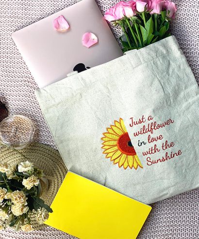 The Sunflower Tote - Beige 2