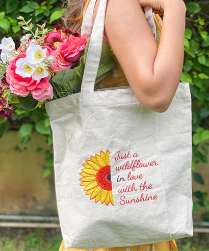 The Sunflower Tote - Beige 3