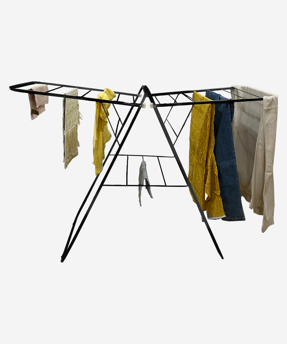 Boteti Cloth Dryer Stand Black TidyHomz