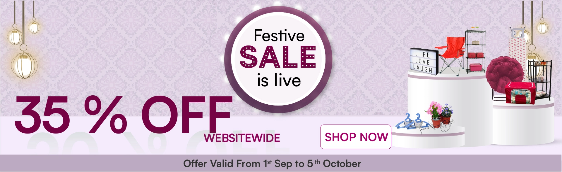 Festive Sale 35% Off