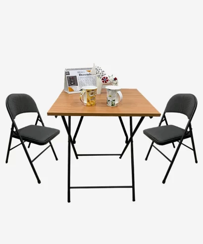 Compact coffee table used as center or side table in small apartment living room