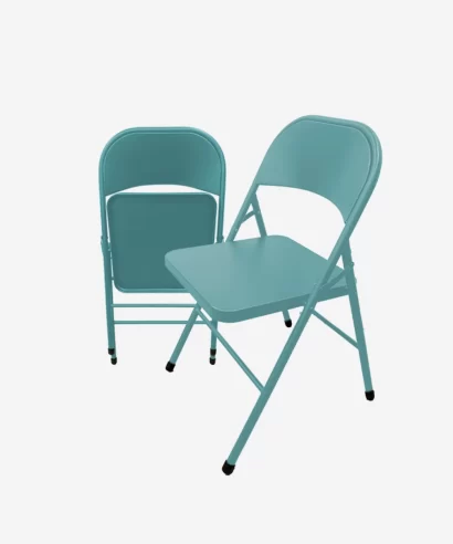 Linth Metal Chair (Set of 2) Textured Khaki