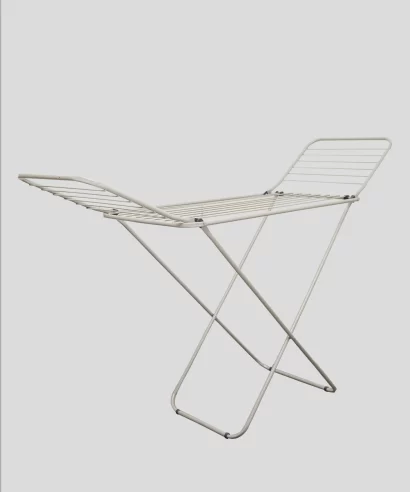 Conway winged clothes drying rack with metal frame and extendable wings