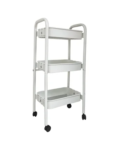 Dylan Multipurpose Trolley - 3 Tier Storage Rack With Wheel - 7 Dylan Multipurpose Trolley - 3 Tier Storage Rack With Wheel - 6